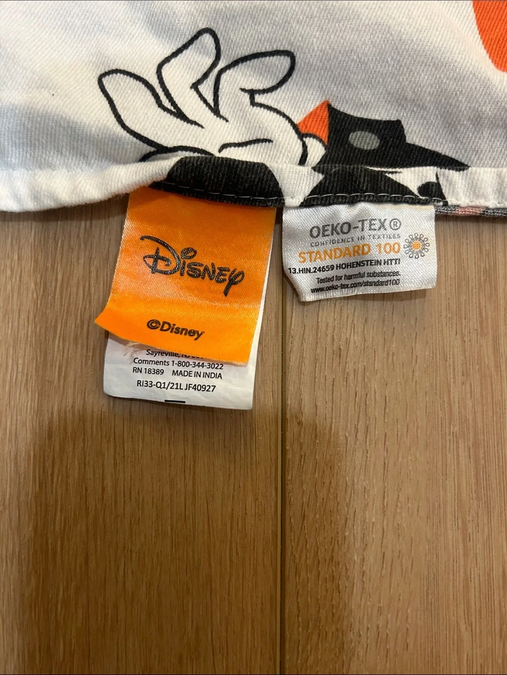 Disney Mickey and Minnie Halloween Shower Curtain
